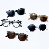 【5colors】ボストン サングラス/UV99%cut/Ladies'・Men's <No.2942>PU leather case