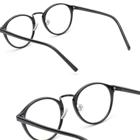 【5colors】ボストンクリアメガネ/UV99%cut/Ladies'・Men's <No.2854>