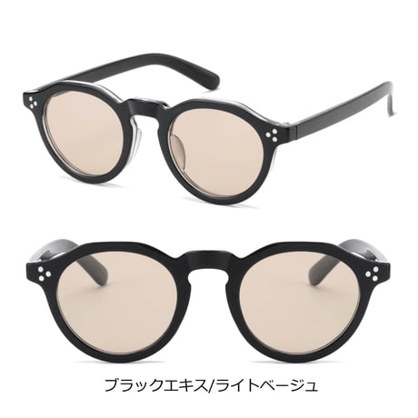 【8colorsクラウンパントフレームサングラス/UV99%cut/Ladies'・Men's  <No.2973>PU leather case