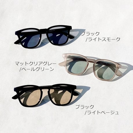 新色追加【8colors】スクエア サングラス/UV99%cut/Ladies'・Men's<No.2958>PU leather case
