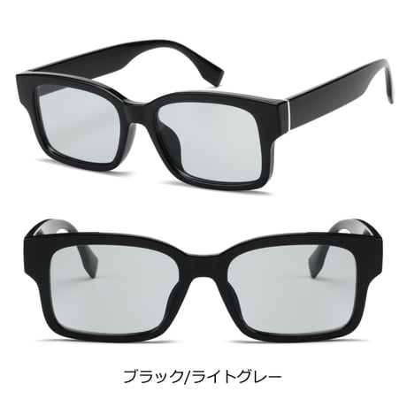 【5colors】スリムスクエアサングラス/UV99%cut/Ladies'・Men's  <No.2969>PU leather case