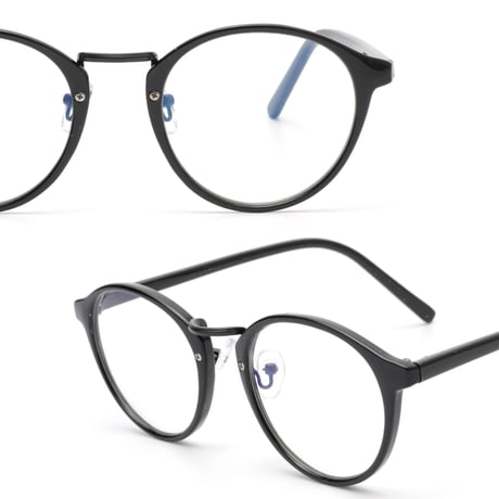 【5colors】ボストンクリアメガネ/UV99%cut/Ladies'・Men's <No.2854>
