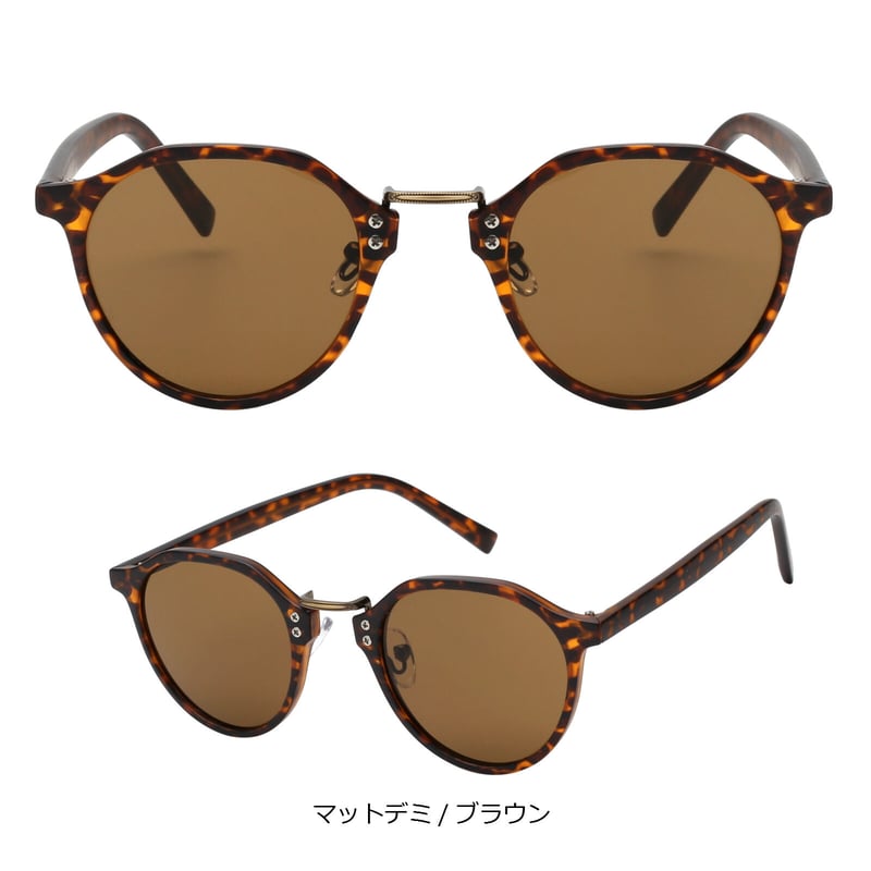6colors 】クラウンパント サングラス/UV99%cut/Ladies'・Men's<