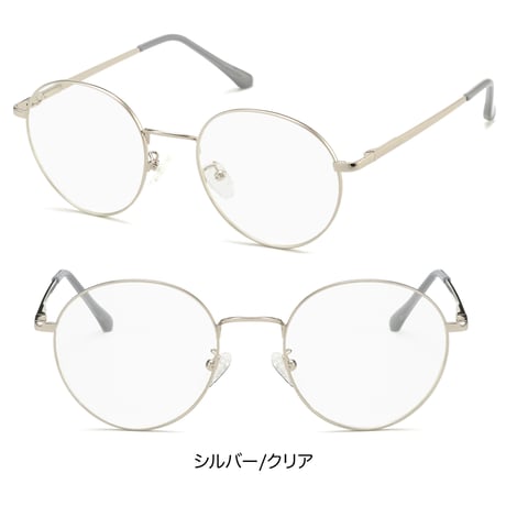 【3colors】ボストンメタルメガネ/UV99%cut/Ladies'・Men’s<No.3570>PU leather case