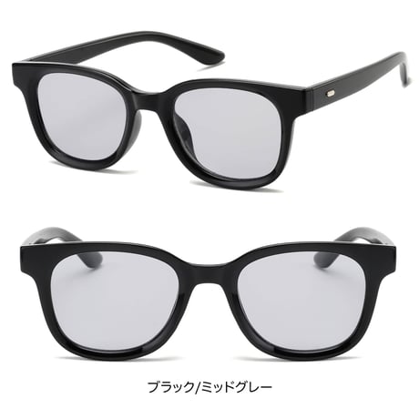 【5colors】ウェリントンカットリムサングラス/UV99%cut/Ladies'・Men’s<No.2978>PU leather case
