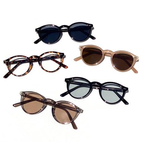 【8colors】ボストンフレームサングラス/UV99%cut/Ladies'・Men's  <No.2972>