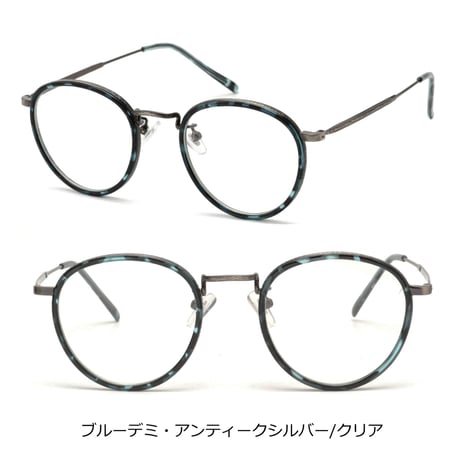 【4colors】アンティークメタルグラス/UV99%cut/Ladies'・Men's <No.3546>PU leather case