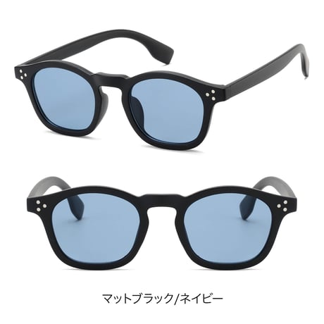 【10colors】ウェリントンフレームサングラス・グラス/UV99%cut/Ladies'・Men’s<No.2980>