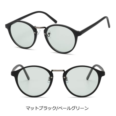 新色追加【8colors】ボストンカラーレンズサングラス/UV99%cut/Ladies'・Men's<No.2854>PU leather case