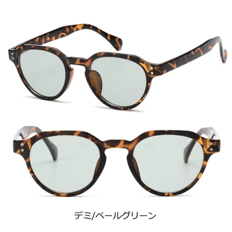 【6colors】クラウンパントサングラス/UV99%cut/Ladies'・Men's  <No.2966>PU leather case