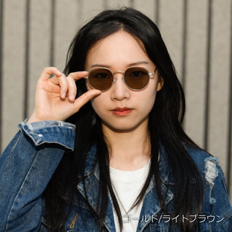 【6colors】ヴィンテージボストンメタルサングラス/UV99%cut/Ladies'・Men's <No.3539>PU leather case