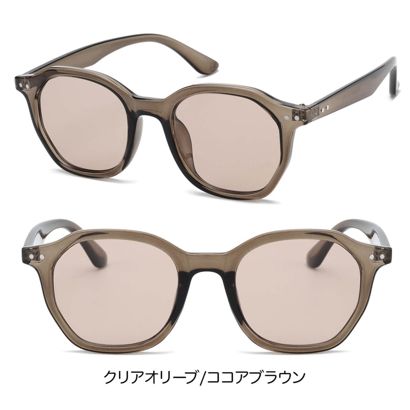 4colors】オクタゴンフレームサングラス/UV99%cut/Ladies 4colors】オクタゴンフレームサングラス/UV99%cut/Ladies