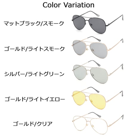 【5colors】 ティアドロップサングラス/UV99%cut/Ladies'・Men's <No.3561>PU leather case