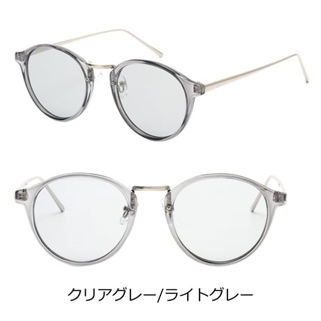 【5colors】ボストンコンビサングラス/UV99%cut/Ladies'・Men's <No.2898>PU leather case