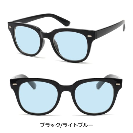【6colors】ウェリントンカラーレンズサングラス/UV99%cut/Ladies'・Men's <No.2853>