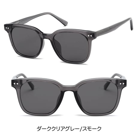 【4colors】<High Grade Series>アセテートフレーム スクエアサングラス<No.8504>PU leather case