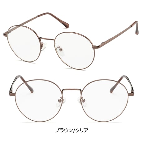 【3colors】ボストンメタルメガネ/UV99%cut/Ladies'・Men’s<No.3570>PU leather case