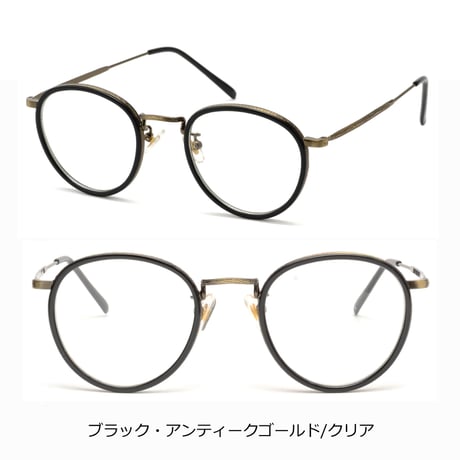 【4colors】アンティークメタルグラス/UV99%cut/Ladies'・Men's <No.3546>PU leather case