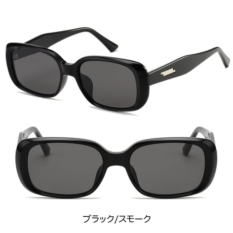 【3colors】<High Grade Series>アセテートフレーム ワイドスクエアサングラス<No.8506>PU leather case