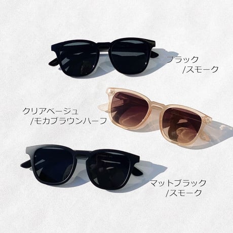 新色追加【8colors】スクエア サングラス/UV99%cut/Ladies'・Men's<No.2958>PU leather case