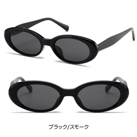 【3colors】<High Grade Series>アセテートフレーム オーバルサングラス <No.8502>PU leather case