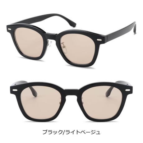 【9colors】ウェリントンフレームサングラス/UV99%cut/Ladies'・Men's  <No.2970>PU leather case