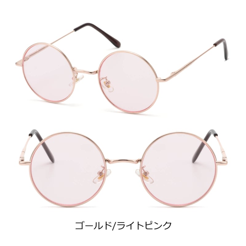 7colors】ラウンドメタルサングラス/UV99%cut/Ladies'・Men's <