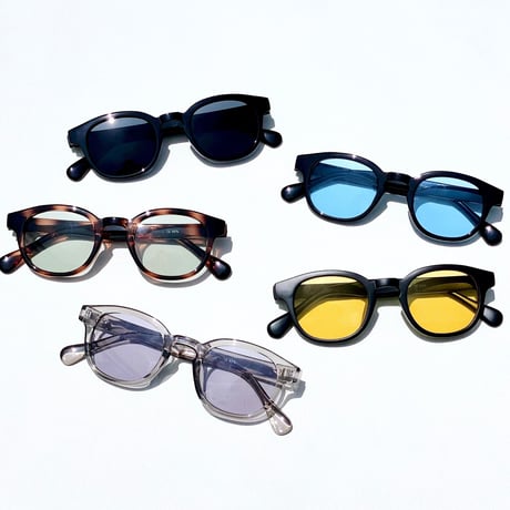 【6colors】ウェリントン クラシックサングラス/UV99%cut/Ladies'・Men’s<No.2939>PU leather case