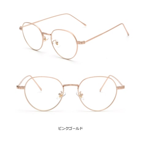 【4colors】クラウンパントメタルグラス/UV99%cut/Ladies'・Men's <No.3554>PU leather case