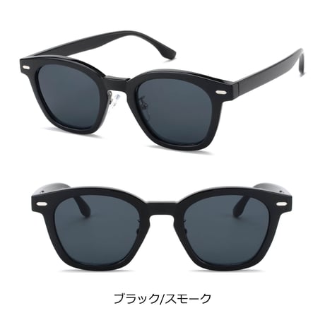 【9colors】ウェリントンフレームサングラス/UV99%cut/Ladies'・Men's  <No.2970>PU leather case