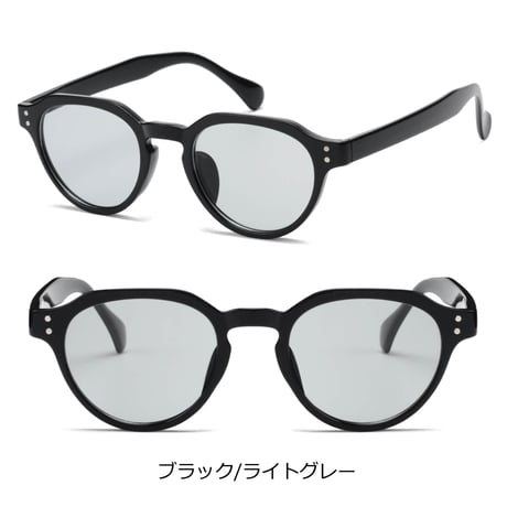 【6colors】クラウンパントサングラス/UV99%cut/Ladies'・Men's  <No.2966>PU leather case