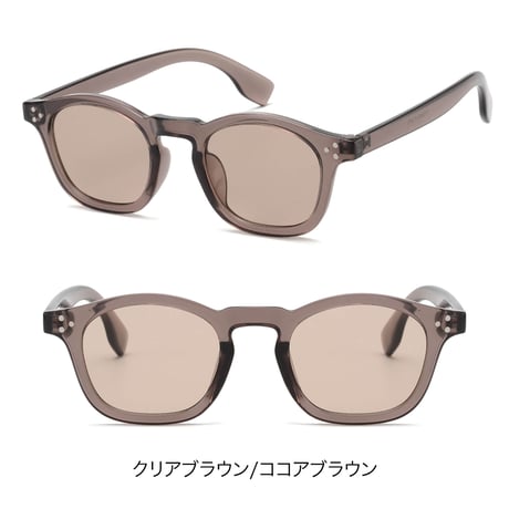 【10colors】ウェリントンフレームサングラス・グラス/UV99%cut/Ladies'・Men’s<No.2980>