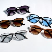 【5colors】ボスリントンメタルコンビサングラス/UV99%cut/Ladies'・Men's<No.2900>PU leather case