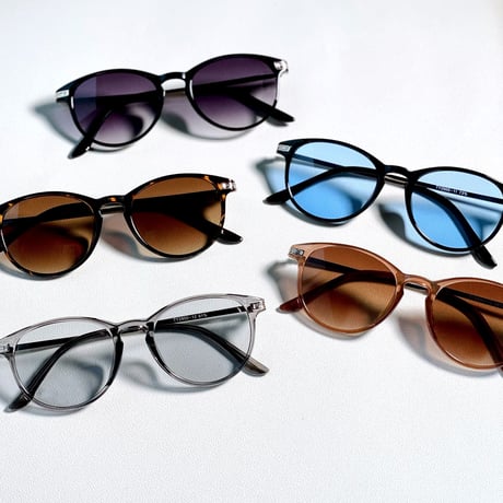【5colors】ボスリントンメタルコンビサングラス/UV99%cut/Ladies'・Men's<No.2900>PU leather case