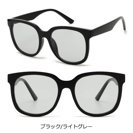 【7colors】スクエア ワイドフレームサングラス/UV99%cut/Ladies'・Men's<No.2963>PU leather case