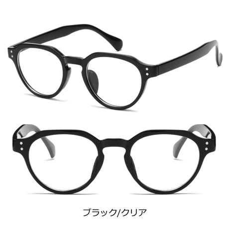 【4colors】クラウンパントメガネ/UV99%cut/Ladies'・Men's  <No.2966>PU leather case