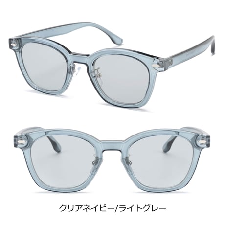 【9colors】ウェリントンフレームサングラス/UV99%cut/Ladies'・Men's  <No.2970>PU leather case