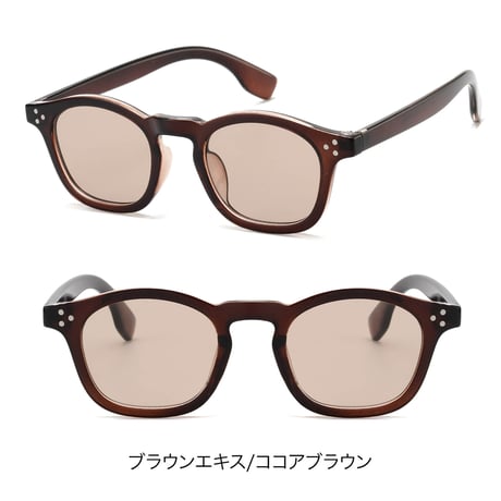 【10colors】ウェリントンフレームサングラス・グラス/UV99%cut/Ladies'・Men’s<No.2980>