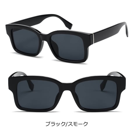 【5colors】スリムスクエアサングラス/UV99%cut/Ladies'・Men's  <No.2969>PU leather case