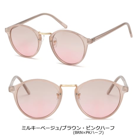 新色追加【9colors】ボストン クリアフレームサングラス /UV99%cut/Ladies'・Men's<No.2940>PU leather case