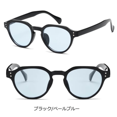 【6colors】クラウンパントサングラス/UV99%cut/Ladies'・Men's  <No.2966>PU leather case
