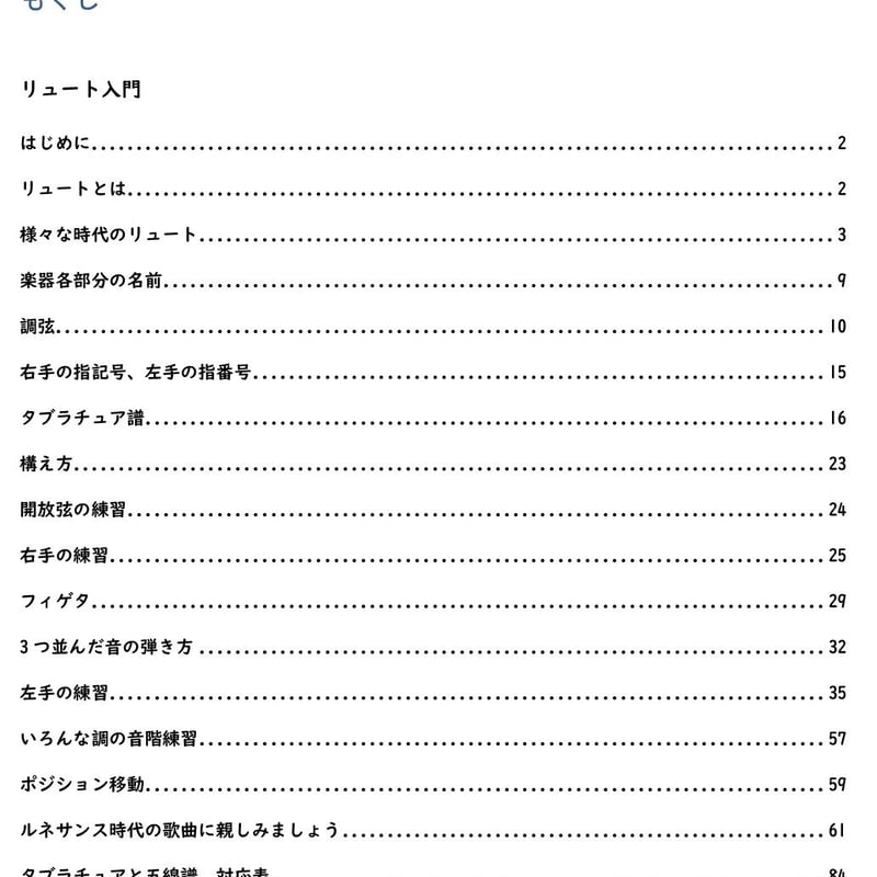 人気 練習用リュート 楽譜もお付けします。