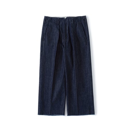 saby TUCK BAGGY Viscose Twill ブラック　日本製 saby - TUCK BAGGY - VISCOSE TWILL -/タックバギーパンツ