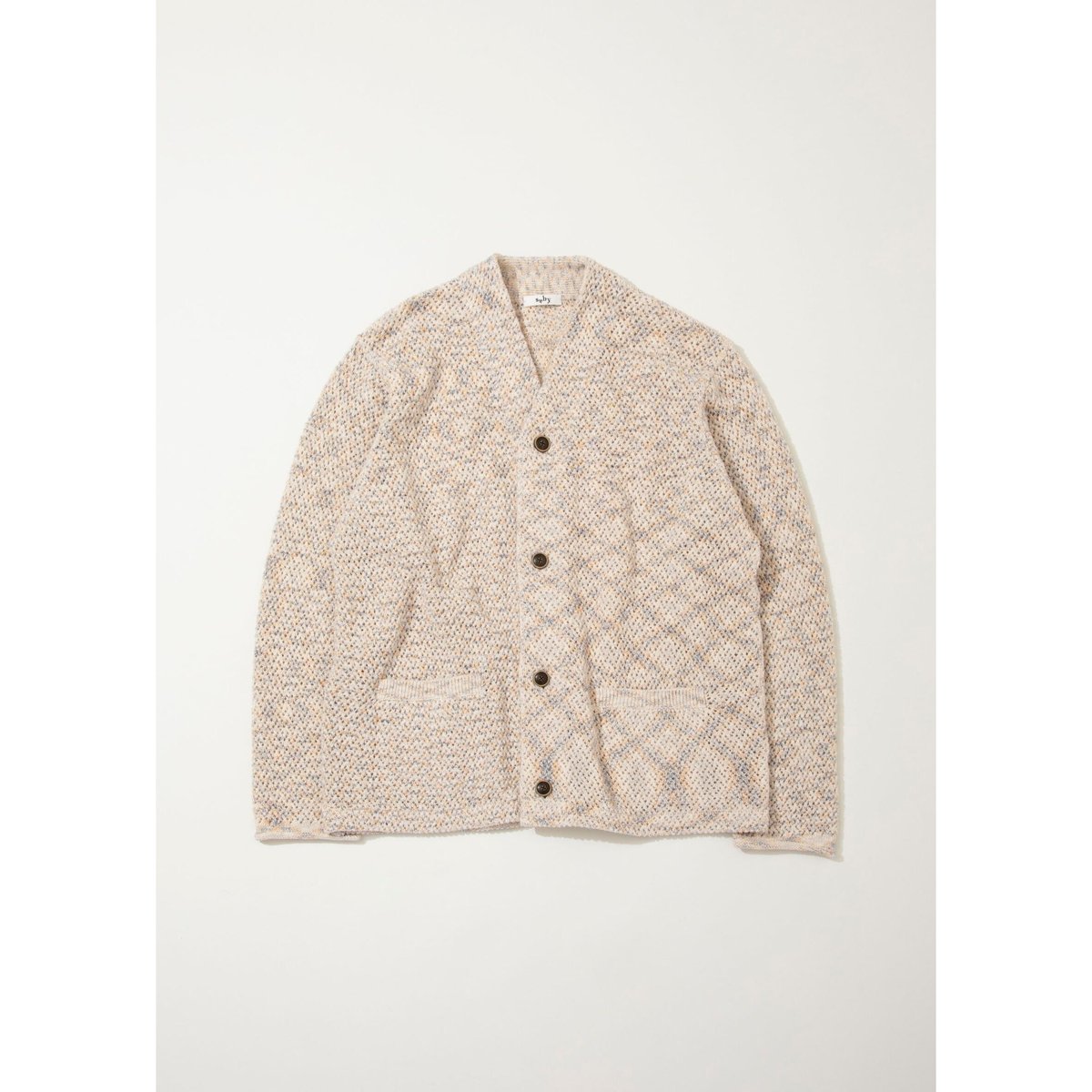 saby / SS2023 / ORIENTAL NECK L/S MESH KNIT -5G...