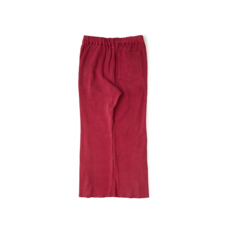 <LAST1> saby / SS2026 / WAFFLE FLARE PANTS- Pigment Stone Wash -