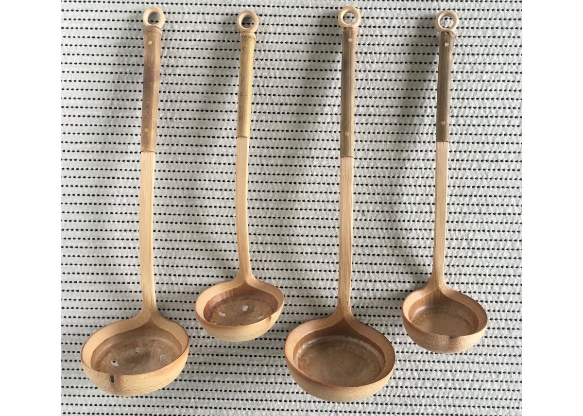 下本一歩 スス竹のお玉(小)・穴あきお玉(小) | 黄色い鳥器店