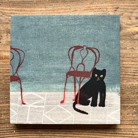Laura Carlin tile  "Cat Chair"