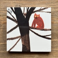 Laura Carlin tile  "Cat Tree"