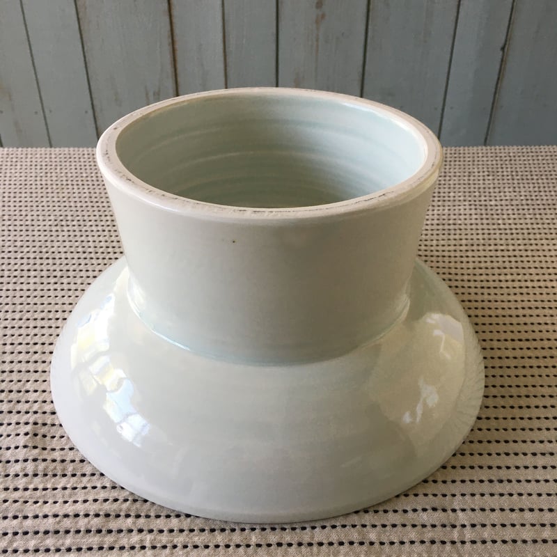 五十嵐元次 白磁 コンポート(大) | 黄色い鳥器店