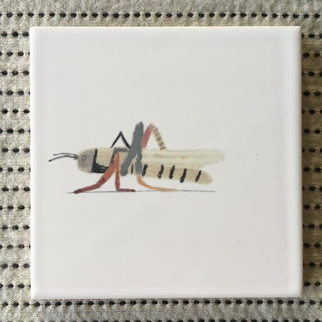 Laura Carlin tiles   "Animals"   GRASSHOPPERS